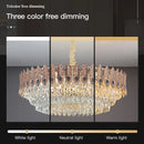 Axyaa Crystal Chandelier: Elegant Master Bedroom & Living Room Light