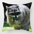 Axyaa Raccoon Wildlife Print Pillowcase for Home Bed Chair Decor