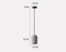 Axyaa Terrazzo LED Chandelier: Nordic Minimalist Style for Restaurant, Kitchen, and Tea Drink Decors