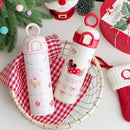 Axyaa Cute Puppy Thermos Insulation Cup, Stainless Steel Straw Tumbler