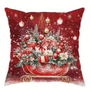 Christmas Pillowcase Set by Axyaa - Festive Sofa Cushion Covers for Home Decor