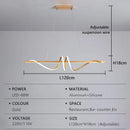 Axyaa LED Pendant Light with Remote Dimming for Modern Home Decor