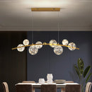 Axyaa Nordic Glass Globe Pendant Lights with 3 Changeable LEDs