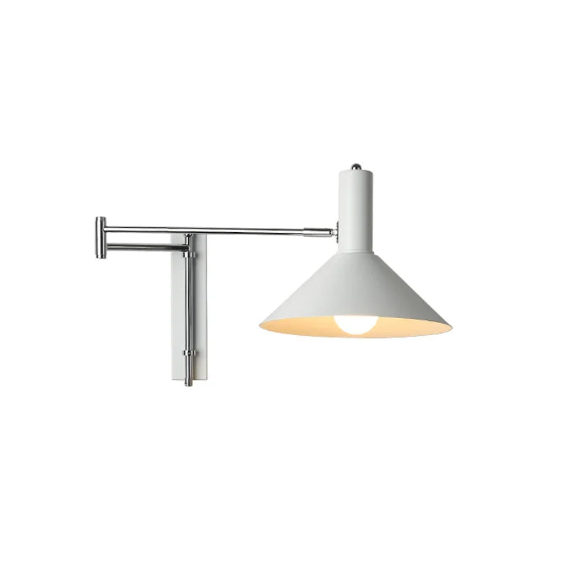 Axyaa Vintage Plug Rotatable Wall Light - Retro Bedroom Sconce