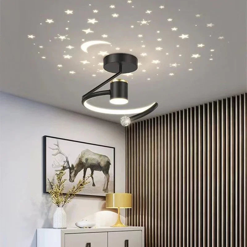 Axya LED Star Chandelier for Home Ceiling Lighting Fixture