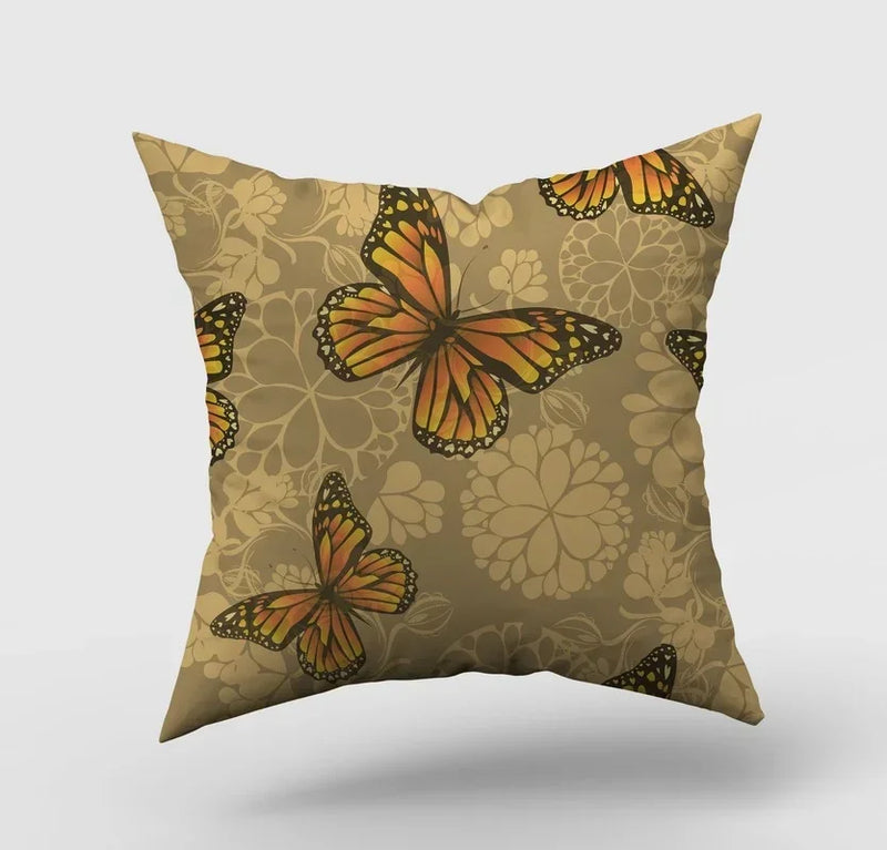 Axyaa Cartoon Butterfly Print Pillowcase 45*45cm