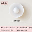 Axyaa Glass Ceiling Light LED E27 Bedroom Living Room Home Decor Lighting