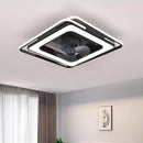Axyaa Modern Folding Ceiling Fan with LED Light and Control