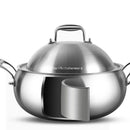Axya 316 Stainless Steel Soup Pot Steamer for Electromagnetic Furnace, Hot Apple Pot