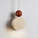 Axyaa Stone Ceiling Pendant Light: Modern Minimalist Bedroom Chandelier