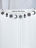 Ramadan Star Moon Lantern Eid Al-Fitr Banner, Axyaa Hanging Ornament