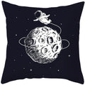 Universe Space Peach Skin Pillowcases by Axyaa - Cartoon Animation Pilot Cushion Cover