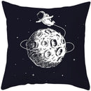 Universe Space Peach Skin Pillowcases by Axyaa - Cartoon Animation Pilot Cushion Cover