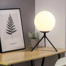 Axya Glass Ball Table Lamp - Modern Nordic LED Desk Light for Bedroom, Living Room