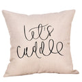 Axyaa Linen Pillow Cover 45X45CM - Decorative Cushion for Home Sofa