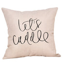 Axyaa Linen Pillow Cover 45X45CM - Decorative Cushion for Home Sofa