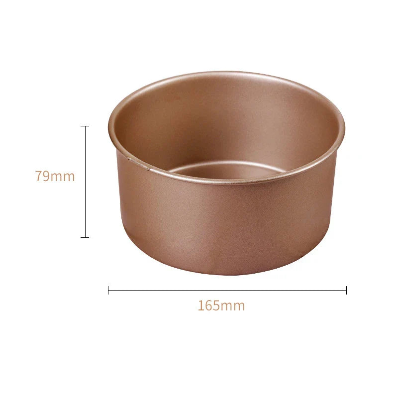 Axyaa 6/8 Inch Round Non-stick Bread Mould Carbon Steel Baking Mold Bakeware