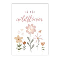 Axyaa Sun Wildflowers Rainbow Nursery Wall Art Print