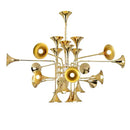 Axyaa Multi-Head Trumpet Pendant Chandelier for Kitchen & Living Rooms