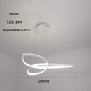 Axyaa LED Clover Flower Chandelier for Living Room Dining Room Bedroom Lighting