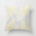 Axyaa Rose Gold Pink Palm Pillowcase 45x45cm Tropical Plants Cushion Cover