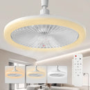 Axyaa Rotatable 3in1 Ceiling Fan with Light Bedroom Lighting Fixture