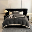 Axyaa Winter Thickened Carved Milk Fleece 4-Piece Set Coral Fleece Bedding