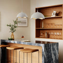 Axyaa Plum Blossom Bowl Chandelier for Restaurant Bar Bedroom Island Table
