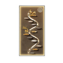 Axyaa Deluxe Entryway Wall Lamp with Hanging Artwork - Modern Luxury Accent Lighting