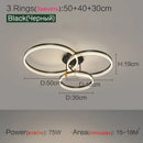 Axyaa Modern Luxury Nordic LED Living Room Lights Circular Fixtures