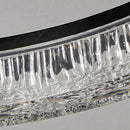 Axyaa Crystal Chandelier Pendant Light for Living Room Bedroom Ceiling, Luxury Indoor Lighting