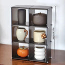 Axyaa Clear Acrylic Cup Display Organizer Kitchen Storage Stand