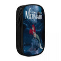 Axyaa Little Mermaid Pencil Case - Big Capacity Pen Holder Bag for School Supplies