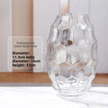 Axyaa Geometric Glass Vase Art Decor Flower Vessels Dried Flower Arrangement Craft