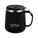 Axyaa 480ml Stainless Steel Insulated Coffee Mug Large Capacity Drinking Cup