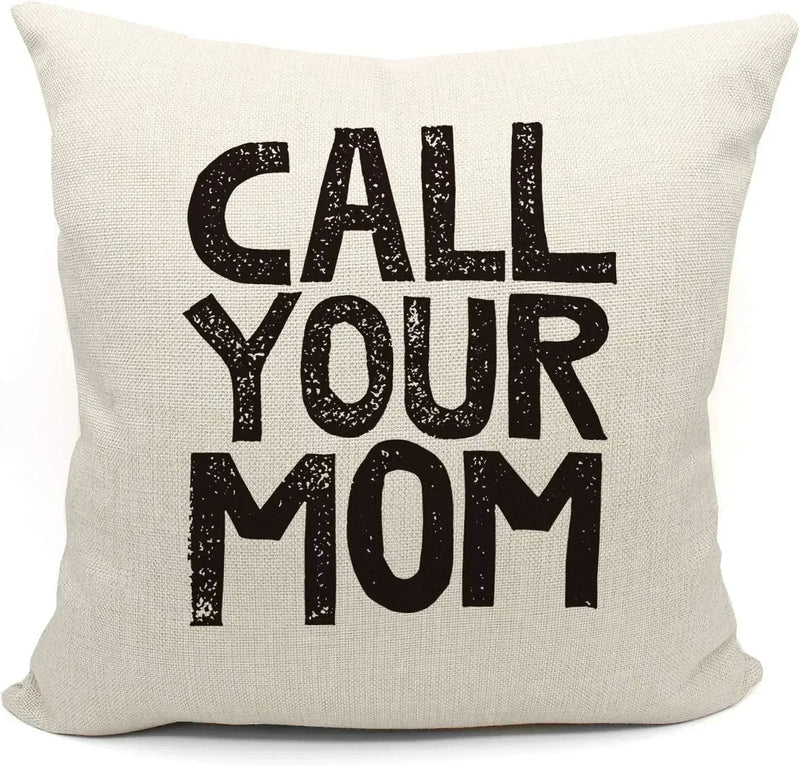 Funny Cat Mona Lisa Pillow Cover by Axyaa: Cat Lady Decor Gift for Sofa, Couch, Bed