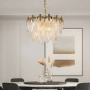 Axyaa Glass Chandelier: French Court Style, Retro, Living Room, Dining Room, Bedroom Lighting