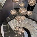 Axyaa Modern LED Chandelier Pendant Light Ceiling Lamp for Indoor Dining Room
