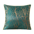 Axyaa European Jacquard Throw Pillow Cover 45X45 Polyester Elegant Home Decor