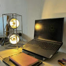 Axyaa Retro Metal Floor Lamp | Rotatable LED Standing Light for Home Decor