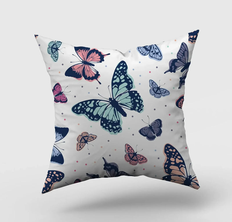 Axyaa Cartoon Butterfly Print Pillowcase 45*45cm