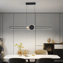 Axyaa Adjustable Dimmable Linear LED Chandelier for Kitchen Dining Room