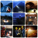 Axya Super Bright Induction LED Headlamp, Rechargeable Headlight, Waterproof Head Lamp