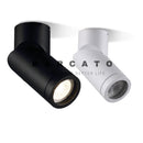 Axyaa 360 Degree Rotatable Cylinder LED Downlights 9W 12W GU10 Ceiling Spot Lights