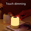 Axyaa LED Touch Night Light USB Charging Colorful Atmosphere Remote Control Table Lamp