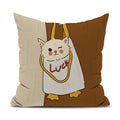 Axyaa Couple Car Decor Pillow Cover Set for Sofa 4 Sizes - Express Your Style!
