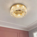 Axyaa Luxury Crystal Ceiling Lights Chrome/Gold LED Lamps for Home & Hotel Decor