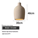 Axyaa Wabi Sabi LED Ceiling Chandelier for Dining Living Room Bedroom Bar Loft