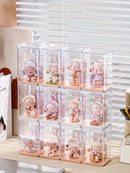 Axyaa Acrylic Mystery Box Doll Display Case for Action Figures & Blind Box Toys