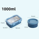 Axyaa Large Capacity Bento Box with Soup Bowl, Spoon - Children's School, Picnic Lunch Container
